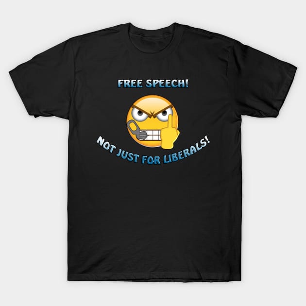 Free Speech Is Our Right T-Shirt by Politics and Puppies